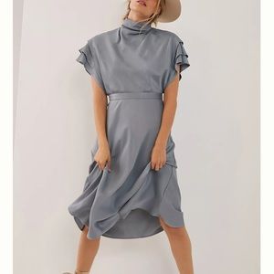 ANTHROPOLOGIE MADELEINE MIDI DRESS